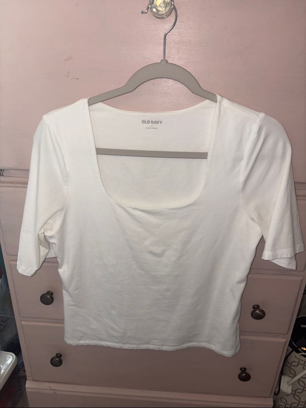 3 for $15 Square neck elbow sleeve top size Large